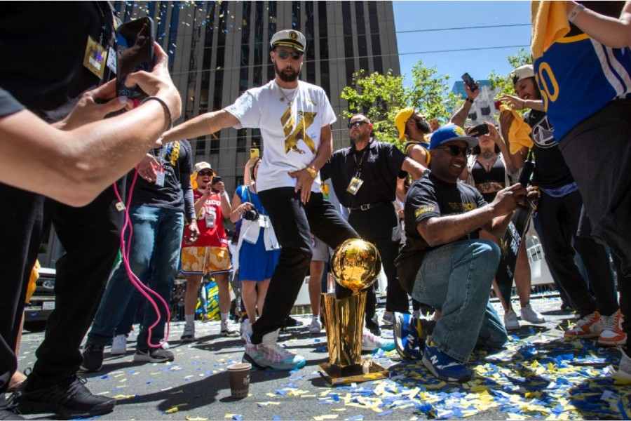 Best Moments From the Golden State Warriors Championship Parade