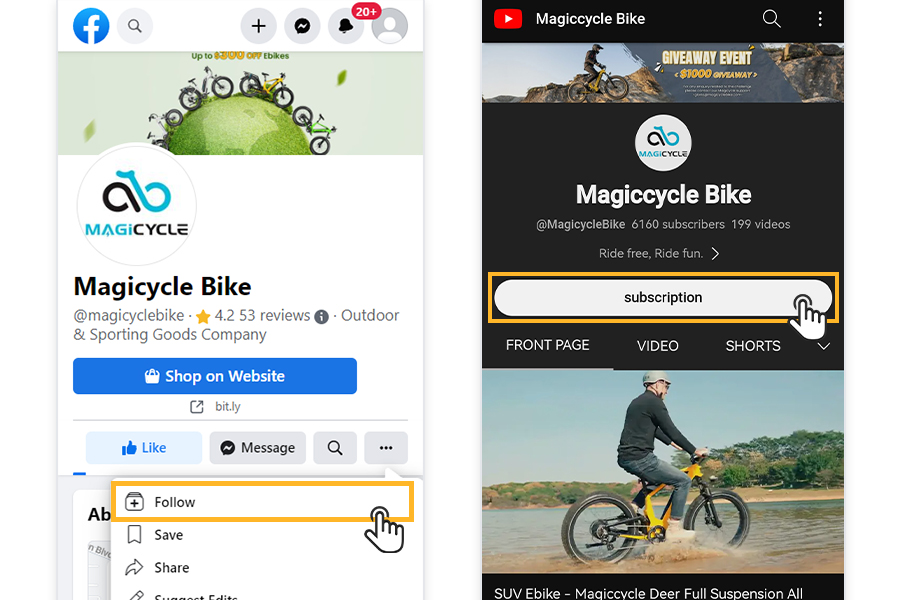 instructions of following Magicycle